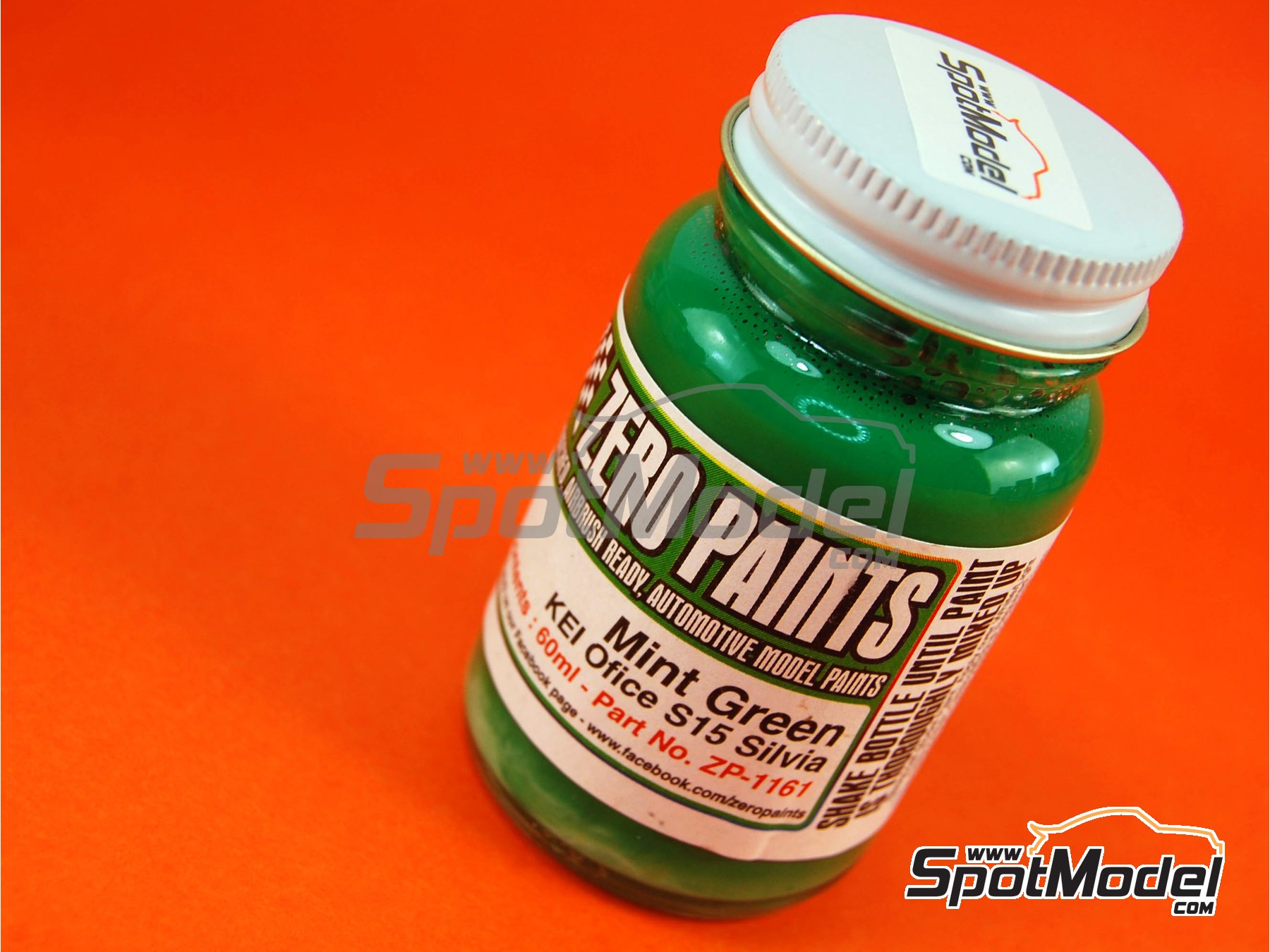 Zero Paints ZP-1161: Paint for airbrush KEI Office S15 Silvia Mint